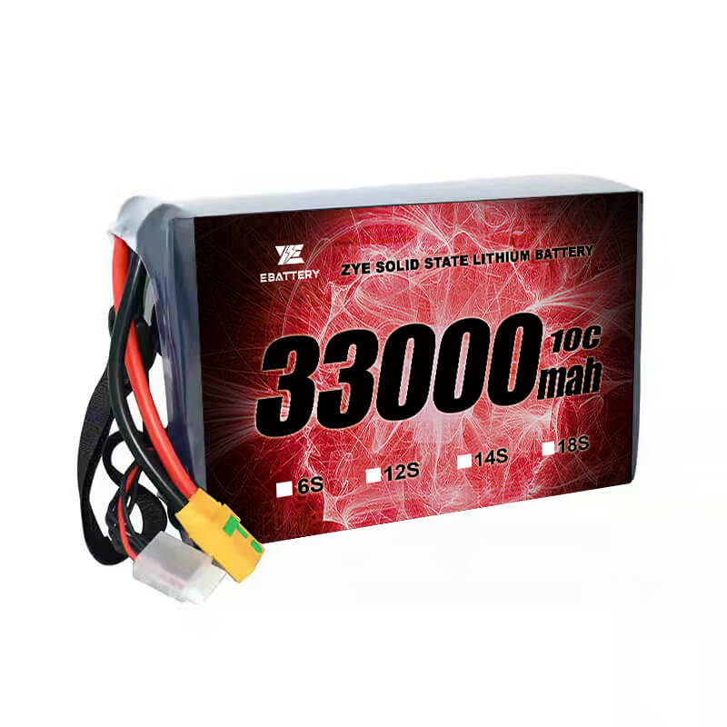 Li høy spenning høy energi 33000 mAh solid state batteri